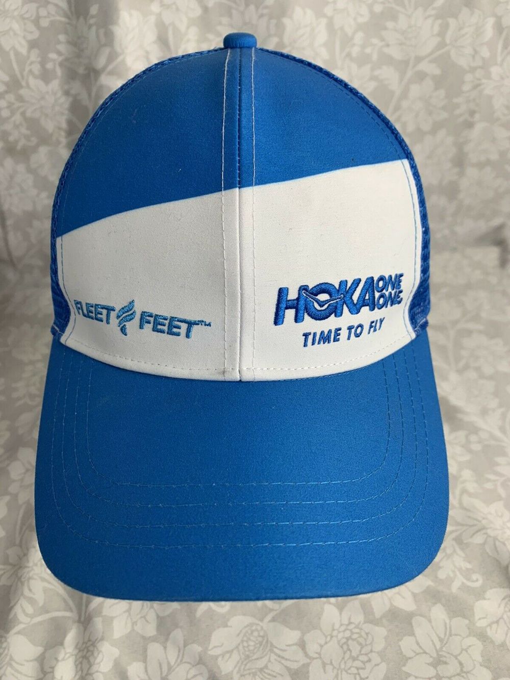 Hoka One One Ultra Rare Fleet Feet Time To Fly Running Trucker Snapback (E2) - Hats - Blue,Australi